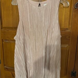 Like New Condition- ANew Day Shimmering Rose Gold Sleeveless Top